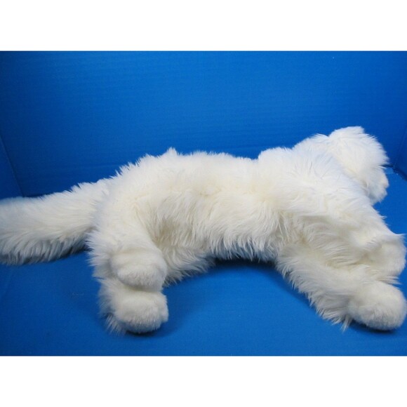 Douglas Cuddle Toys Amir the persian White Cat Plush #293 Retired Realistic - Picture 7 of 8